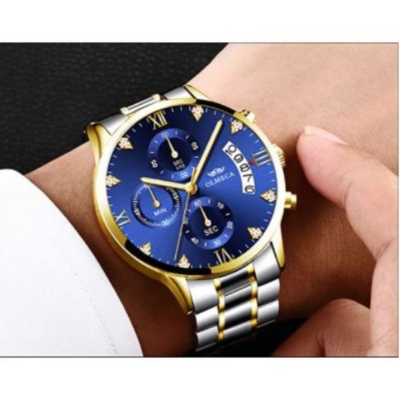 Men's Sporty Casual Chronograph Wrist Watch - Picture 5 of 7